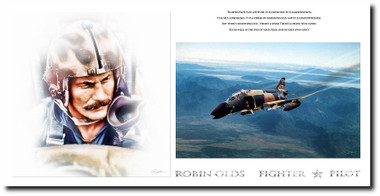 Robin Olds Fighter Pilot Aviation Art