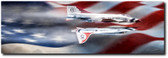 Red White And Blue Aviation Art