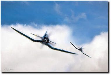 The Double Trouble Aviation Art