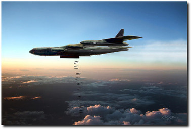 Dusk Strike B-52d Aviation Art