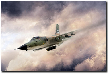Warpath F-105 Aviation Art