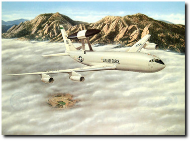 YUKLA27 by Don Feight - E-3 AWACS Aviation Art