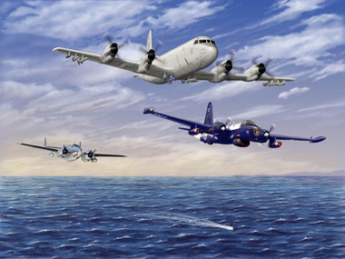The Hunters by  Don Feight - Ventura, Neptune & Orion  Aviation Art