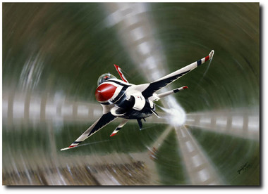 Performance by Don Feight - F-16 Fighting Falcon Aviation Art
