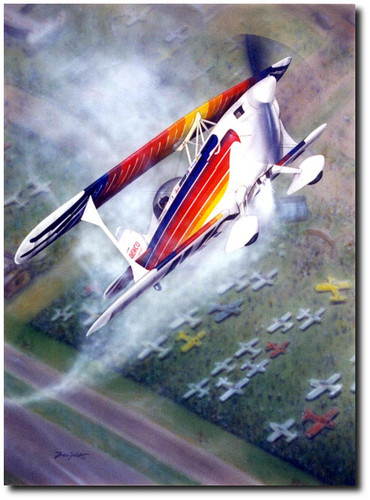 Thanks Charlie by Don Feight - Charlie Hillard Tribute  Aviation Art