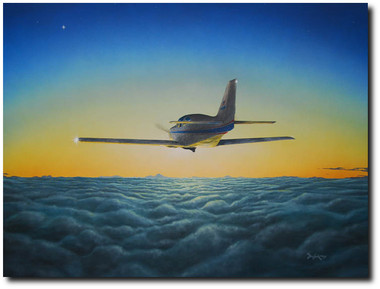 Definitely VFR by Don Feight - Glasair Aviation Art
