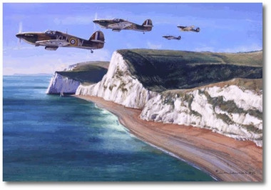 The Lion's Claws by Jim Laurier - Hawker Hart - Aviation Art 