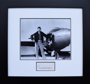 Chuck Yeager with the Bell X-1 (Signed by Chuck Yeager) Aviation Art