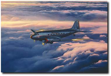 Fifty Years a Lady by Craig Kodera - Douglas DC-3  Aviation Art