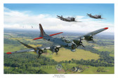Almost Home by Mark Karvon - B-17 Flying Fortress
