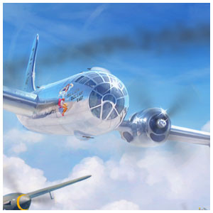 Boeing B-29 Superfortress Large Million Dollar Baby by Mark Karvon