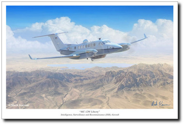 MC-12W Liberty  Aviation Art