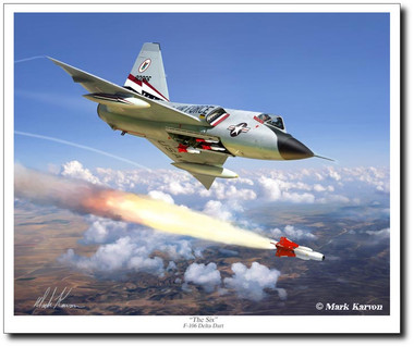 The Six - F-106 Delta Dart  Aviation Art