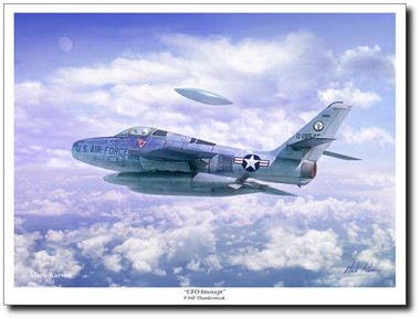 UFO Intercept Aviation Art