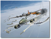 Rocket Attack by Jim Laurier - Boeing B-17 Flying Fortress