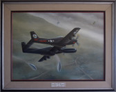 High Noon at Kimpo - Original Oil on Canvas - by Mike Machat - F-82 Twin Mustang