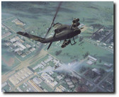 Defense of An Loc by Dru Blair - AH-1 Cobra  Aviation Art