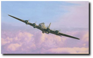 Lady of Grace by Micky Harris - B-17 Flying Fortress Aviation Art