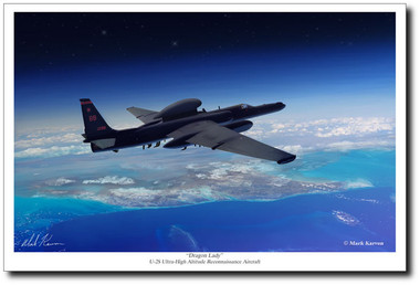 Dragon Lady by Mark Karvon – U-2S Aviation Art