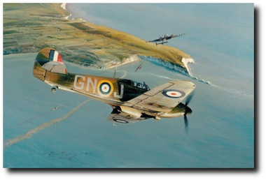 Hurricane Attack by Robert Taylor Aviation Art