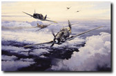 Knights Of The Eastern Front by Robert Taylor - Messerschmitt Bf 109 Aviation Art