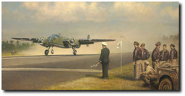 Release Your Brakes and Hunt for Heaven by William S. Phillips - North American B-25 Mitchell Aviation Art