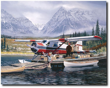 Last Chance by William S. Phllips - de Havilland Beaver Aviation Art