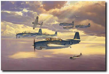 Only One Survived by Craig Kodera Aviation Art
