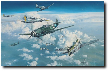 Heading Into The Clash by Robert Taylor Aviation Art