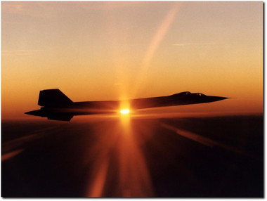 SR-71 Remastered Photo Aviation Art