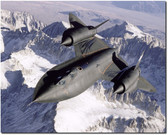 SR-71 Blackbird Over the Rockies Aviation Art