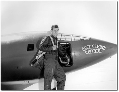 Chuck Yeager with the Bell X-1 Aviation Art