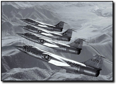  F-104 Formation Aviation Art
