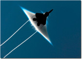 F-22 - Supersonic Halo Aviation Art