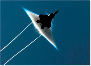 F-22 - Supersonic Halo Aviation Art