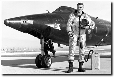 Joe Engle With The X-15 Aviation Art