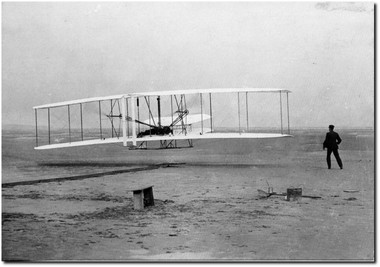 Wright Flyer - Orville Wright Aviation Art