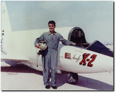 Bell X-2 "Starbuster" on the Lakebed with Pete Everest Jr. Aviation Art