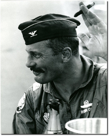USAF Colonel Robin Olds After a Mission  - Aviation Art
