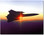 SR-71 Blackbird with Sunset - aviation art