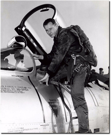 R.A. Bob Hoover in Flight Gear - F-100 - Reno Air Races
