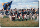 Grey Coats and Cold Steel (A/P) by Larry Selman - War of 1812 - Military Prints