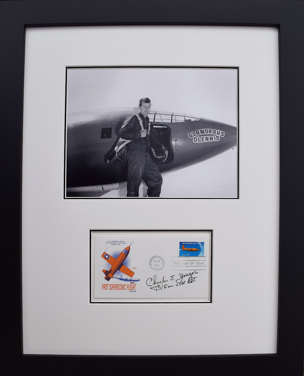 Cuck Yeager with the Bell X-1 - First Supersonic Flight Envelope