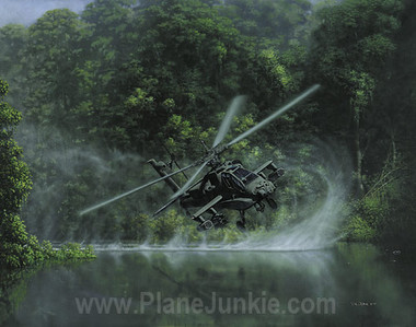 Deliverance by Dru Blair - AH-64 Apache Attack Helicopter
