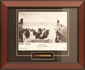 D-Day Utah Beach signed by survivor Herbert Moore