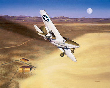"The Beginning" by Mike Machat - The Bell XP-59 Airacomet