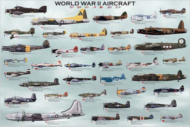 World War II Aircrafts (World-War-II-Aircrafts) Aviation Art