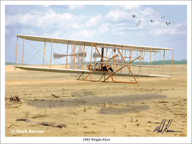 Wright Flyer (wrightflyer) Aviation Art