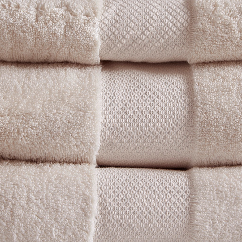 6pc Turkish Cotton Spa-Like Blush Pink Bath Towel Set (Turkish 6 Piece ...
