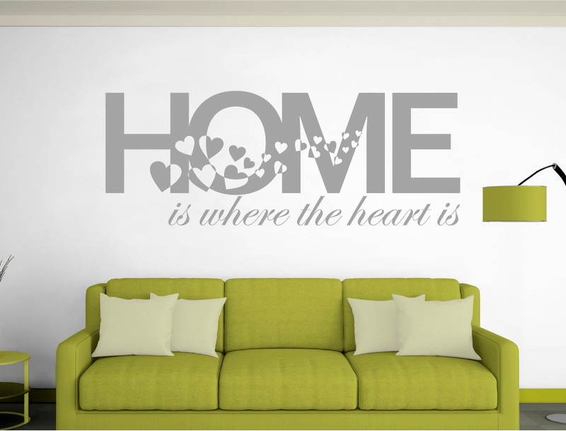home is where the heart is wall sticker (buy 2 get 3rd free)
